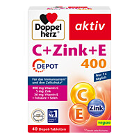 Produktbild Doppelherz C+Zink+E Depot Tabletten 40St