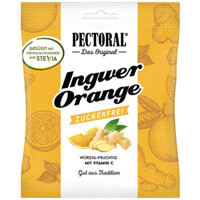 Artikelfoto Pectoral Ingwer Orange Bonbons zuckerfrei 60g