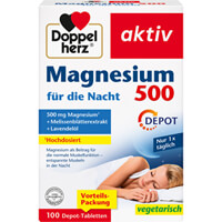Produktbild Doppelherz Magnesium 500 fr die Nacht Tabletten 100St